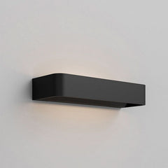 Applique murale LED Frame W2 en aluminium, noir mat, hauteur 4,8 cm, 3000 K