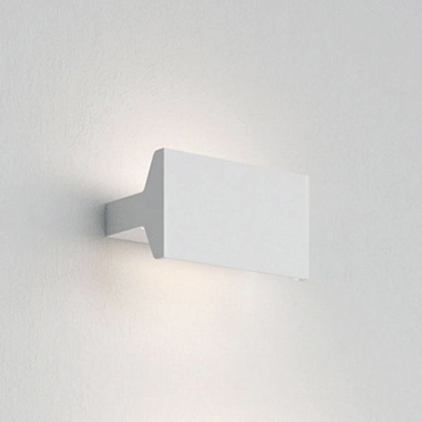 Applique murale LED Ipe W1 en aluminium, blanc mat, hauteur 9,5 cm, 3000 K