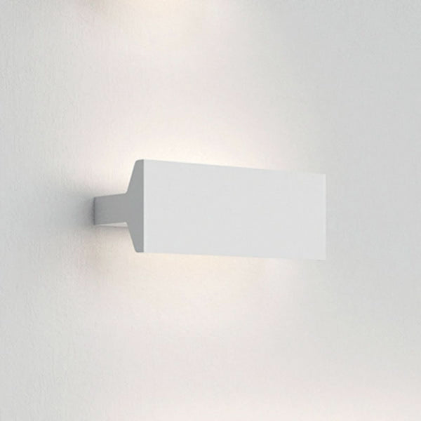 Applique murale LED Ipe W2 en aluminium, blanc mat, hauteur 9,5 cm, 3000 K