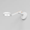Applique murale LED String W0 DTW en tissu, blanc et orange, Ø 11 cm