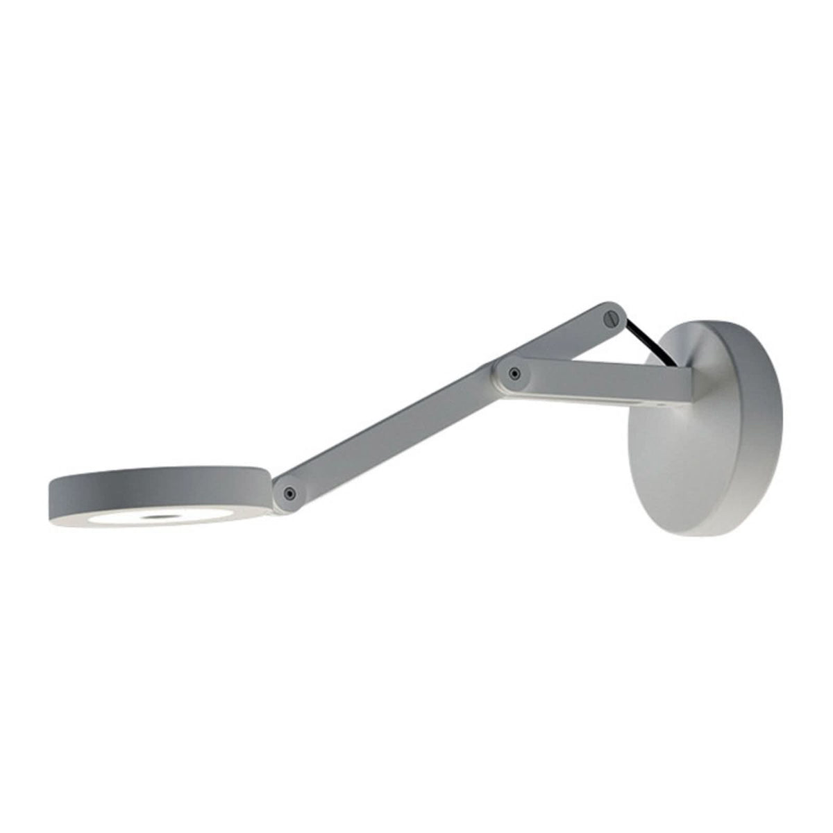 Applique murale LED String W0 DTW en tissu, blanc et noir, Ø 11 cm