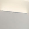 Applique murale LED SpinaLED 60cm en aluminium, chromé et blanc, hauteur 6,2 cm