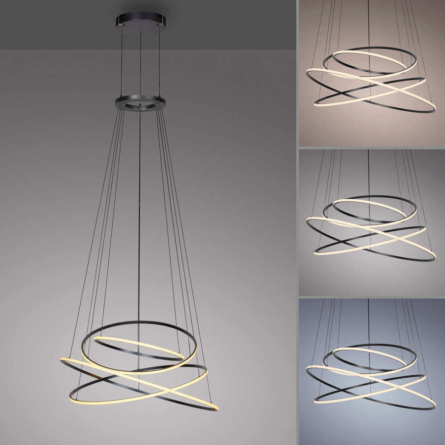 Suspension Pure E-Flying Rings grise