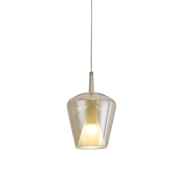 Suspension Elsa, verre, Ø 22,5 cm