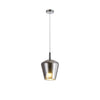 Suspension Elsa chromée, verre