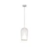 Suspension Elsa blanche, verre