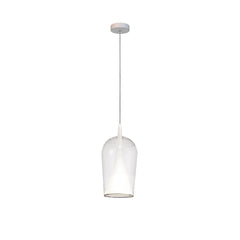 Suspension Elsa blanche, verre