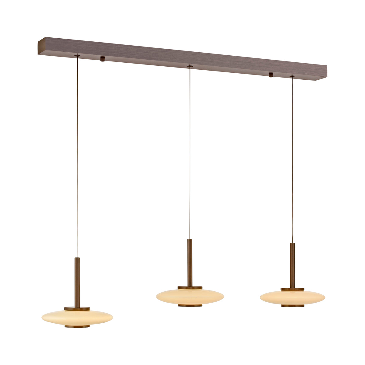 Suspension Pure Vitrum marron, verre