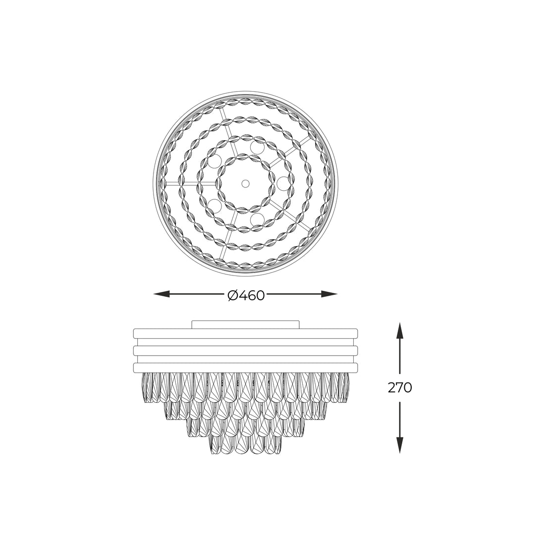 Luminaire plafonnier | Naica