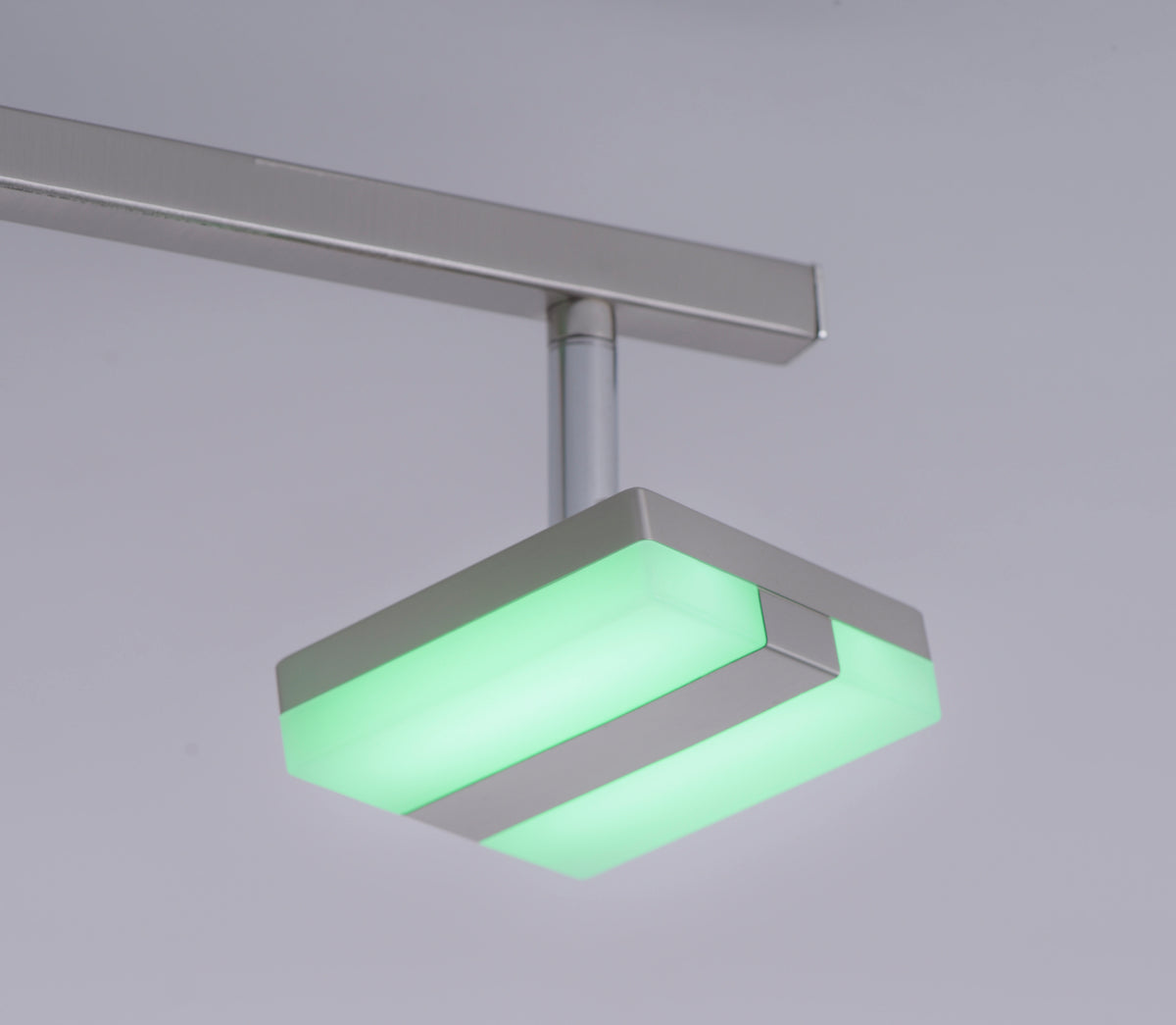 Plafonnier Lolasmart-Sabi acier, L 12 cm