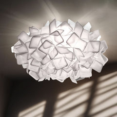 Applique murale Clizia, blanc, 2 lumières, Ø 53 cm