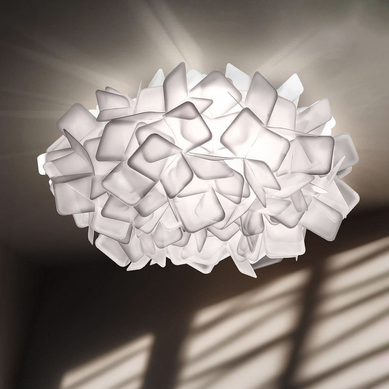 Applique murale Clizia, blanc, 2 lumières, Ø 53 cm