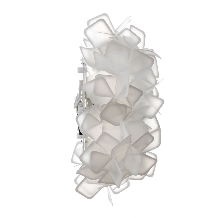 Applique murale Clizia, blanc, 2 lumières, Ø 53 cm