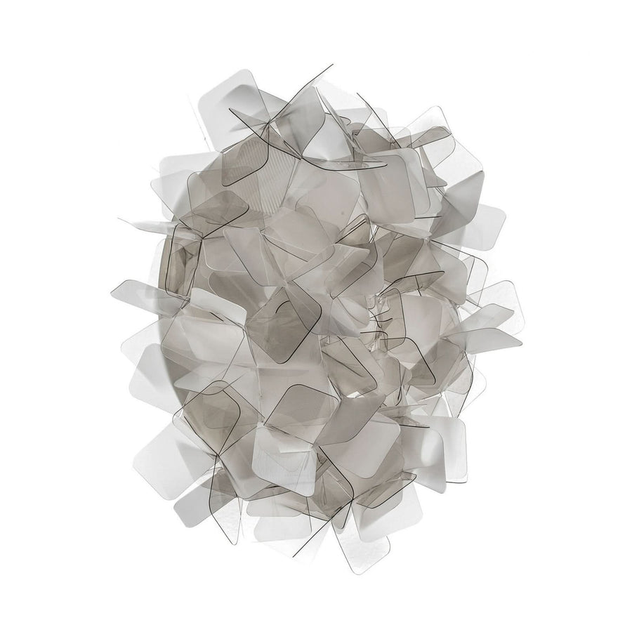 Applique murale Clizia, gris fumée, 2 lumières, Ø 53 cm