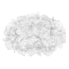 Applique murale Clizia Pixel en cristal, blanc, 2 lumières, Ø 53 cm