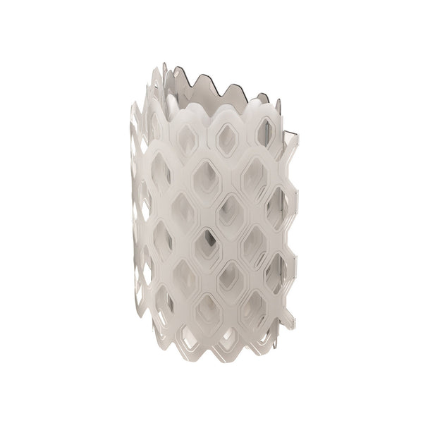 Applique murale Charlotte, blanc, hauteur 32 cm