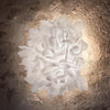 Applique murale Veli Foliage Medium, blanc, 2 lumières, Ø 54 cm