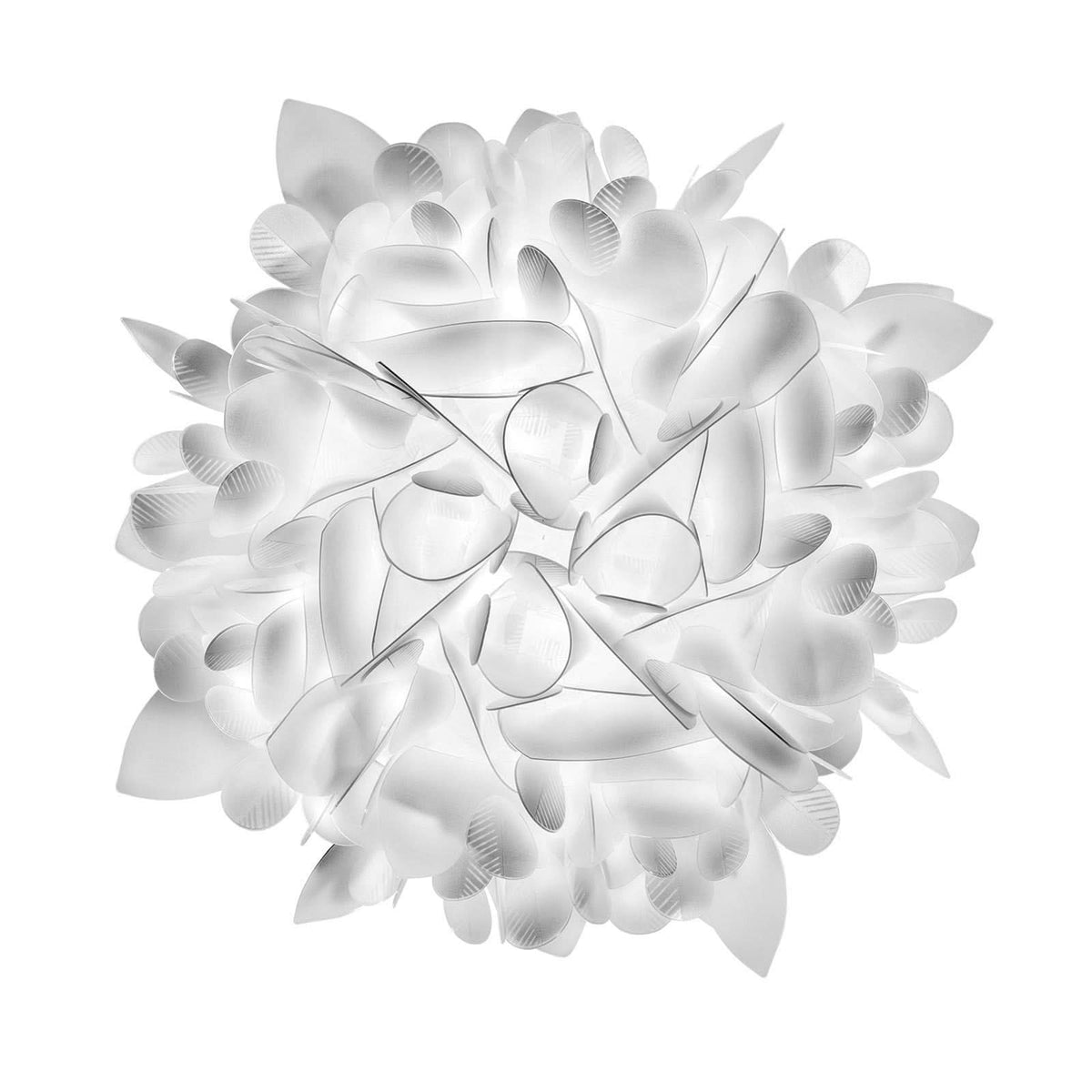 Applique murale Veli Foliage Medium, blanc, 2 lumières, Ø 54 cm