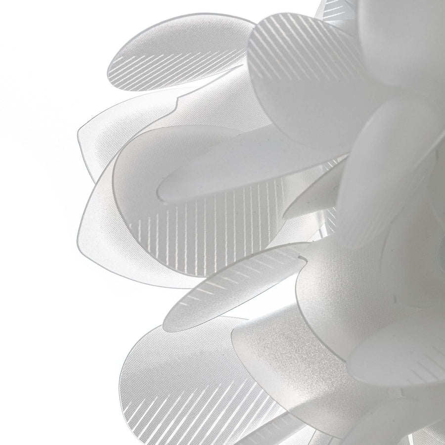 Applique murale Veli Foliage Medium, blanc, 2 lumières, Ø 54 cm