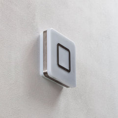 Applique murale LED RS M1 V2 en métal, blanc, hauteur 20 cm