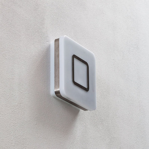Applique murale LED RS M1 V2 en métal, blanc, hauteur 20 cm