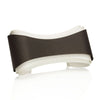Applique murale Ionica en acier, bronze et blanc, hauteur 20 cm