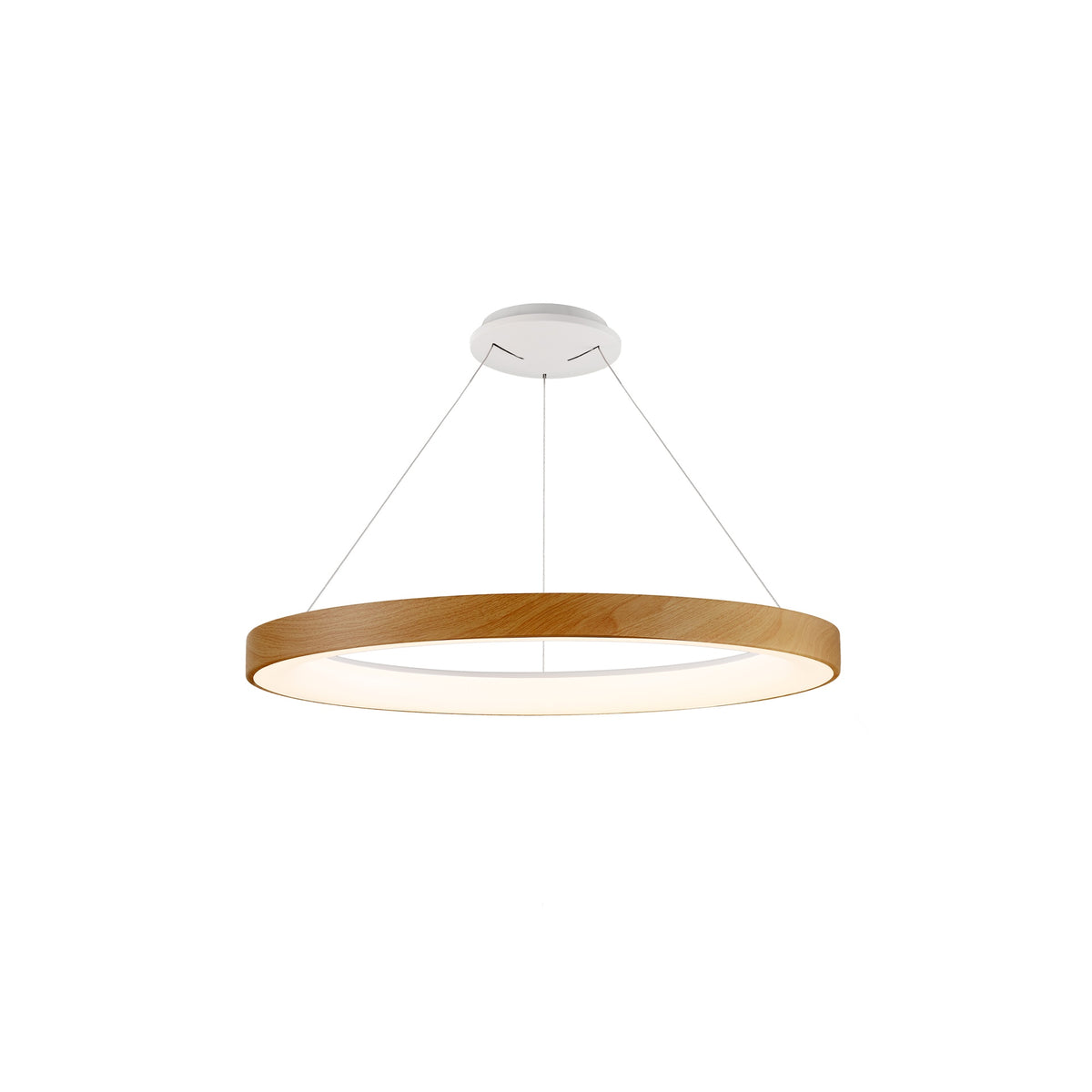 Suspension LED Niseko II avec télécommande, Ø 65 cm