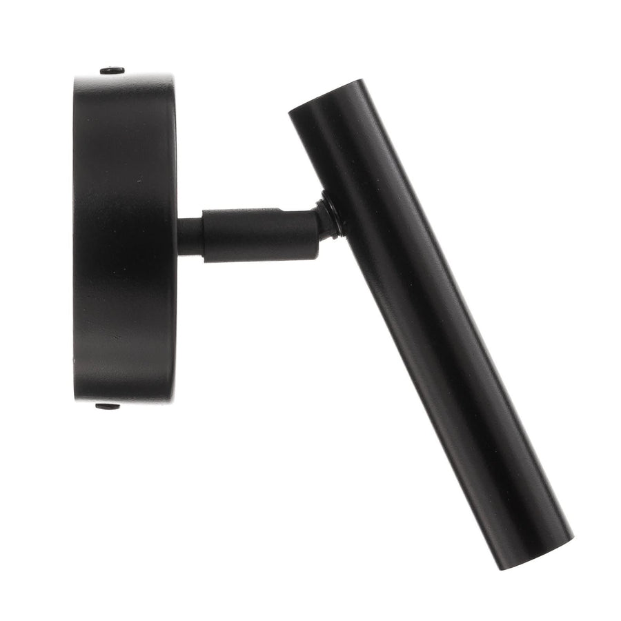 Applique murale Sopel en acier, noir, hauteur 15 cm
