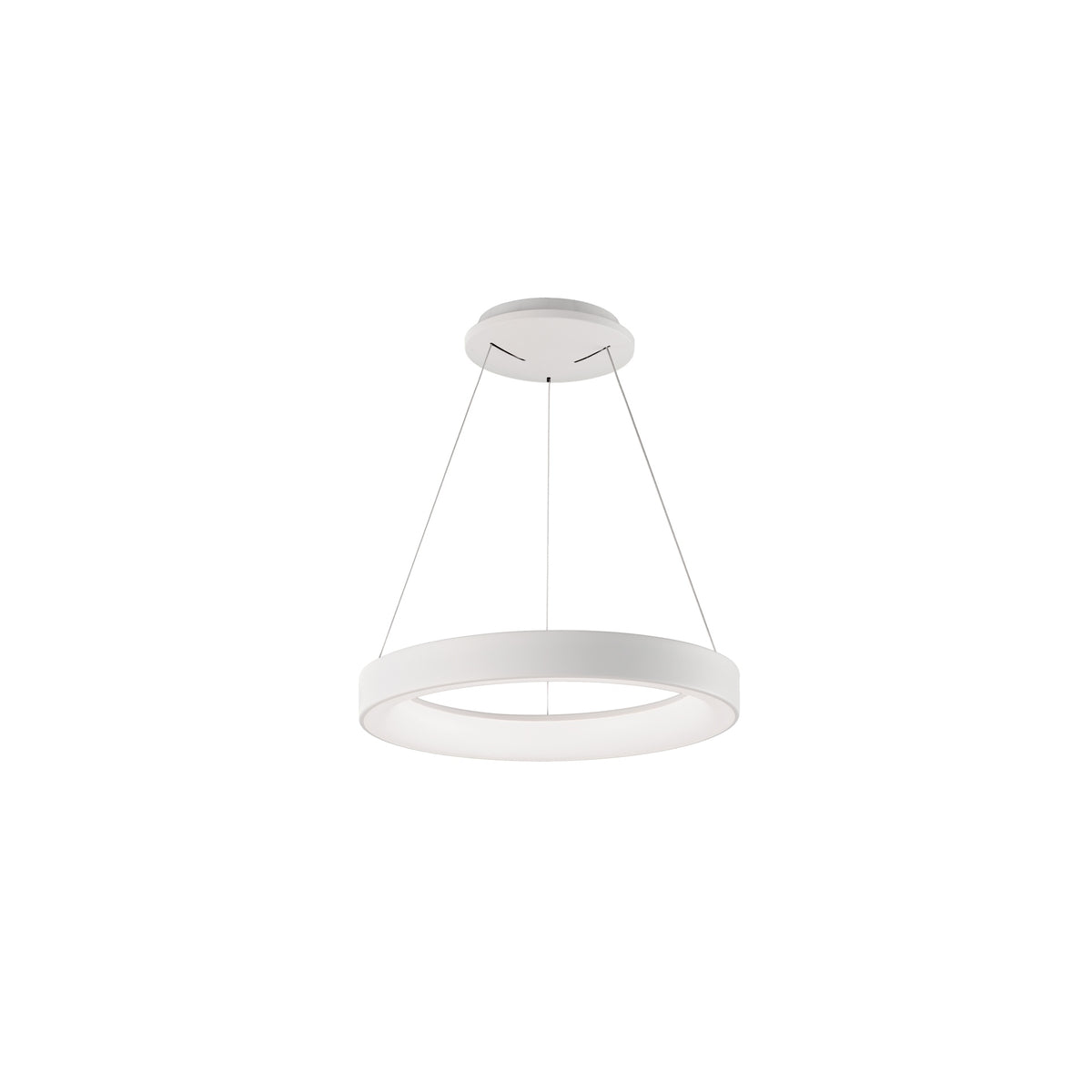 Suspension LED Niseko II avec télécommande, Ø 38 cm