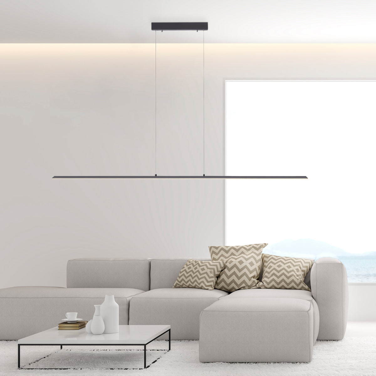 Suspension Pure-Lite anthracite, P 160 cm