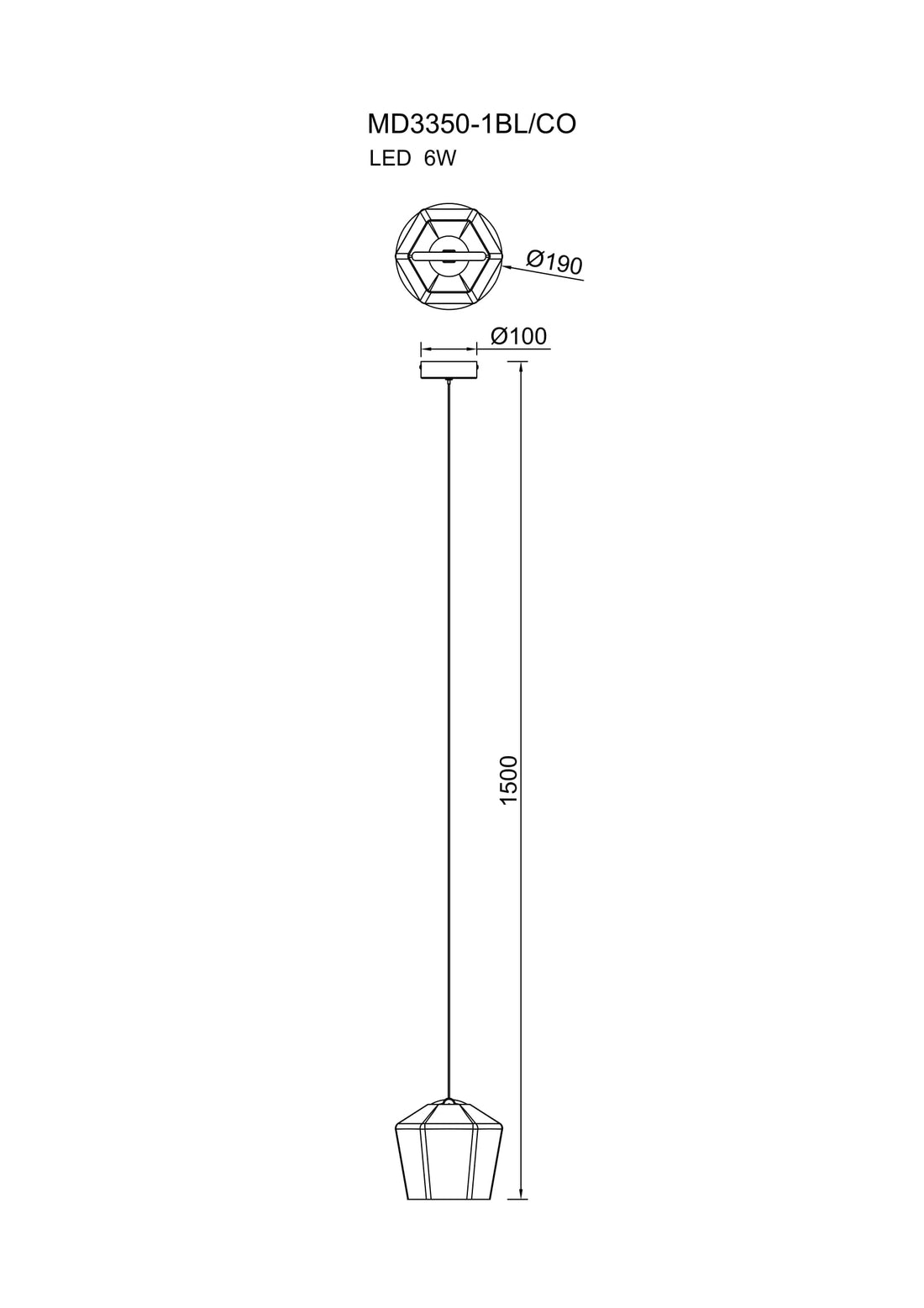 Suspension luminaire | Mirdanano
