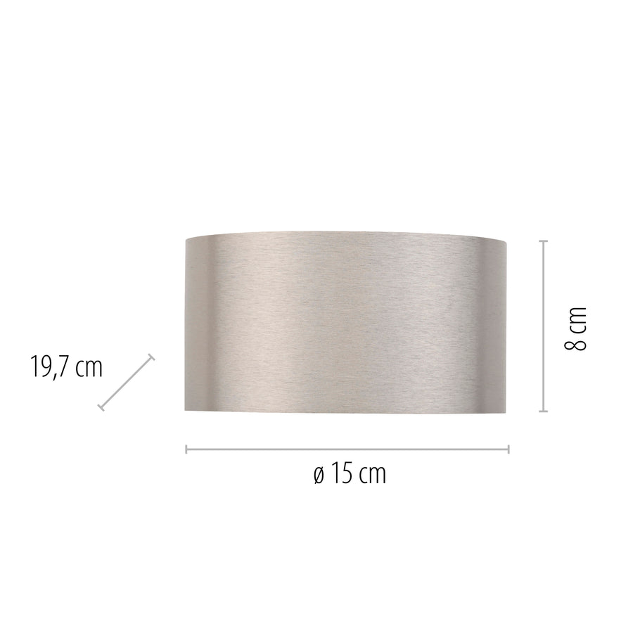 Applique murale Pure Clipse aluminium