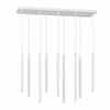 Suspension Selter 9 lumières blanche