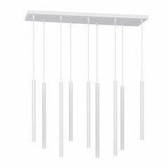 Suspension Selter 9 lumières blanche