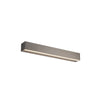 Applique murale LED Elegance grise, L 41 cm