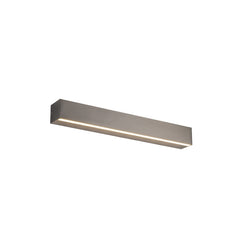 Applique murale LED Elegance grise, L 41 cm