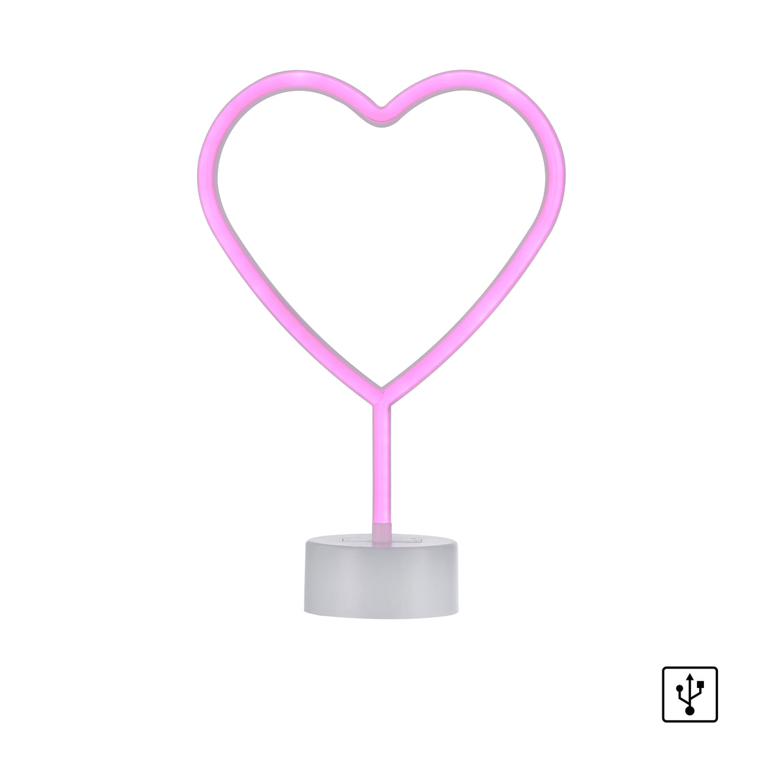 Lampe de chevet | Neon-Herz Rose