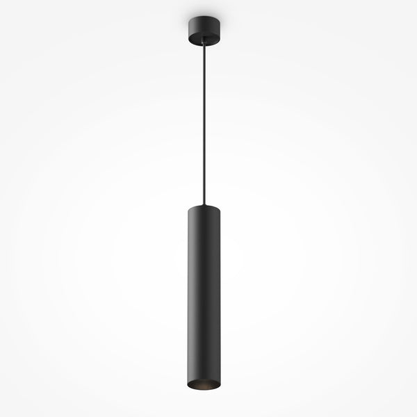 Handgefertigte schwarze Pendelleuchte