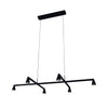 Suspension LED Africa noire, L 110 cm