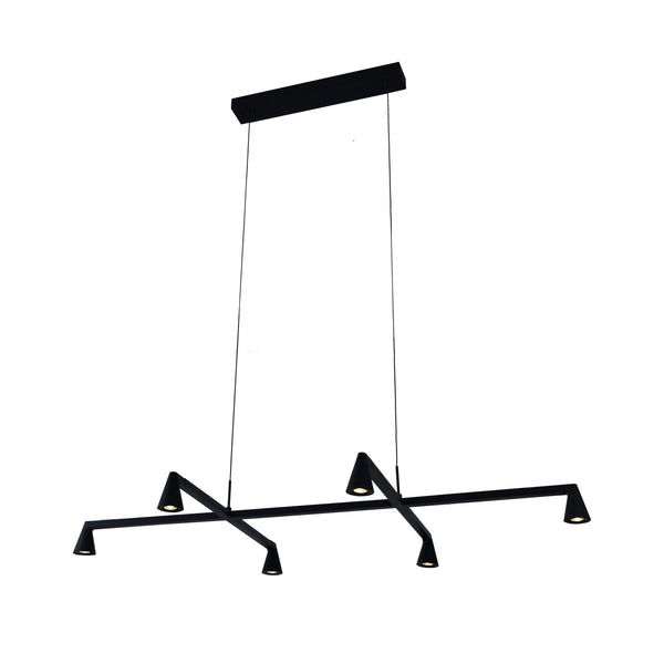 Suspension LED Africa noire, L 110 cm