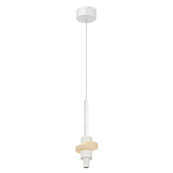 Suspension LED Betty, albâtre