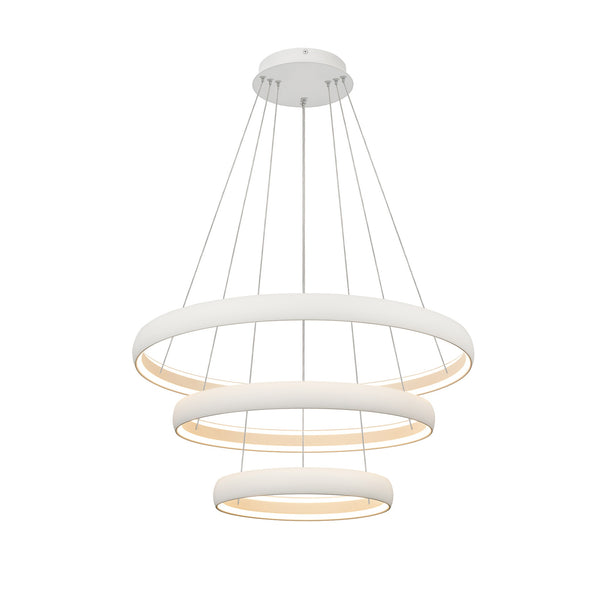 Suspension LED Flats grand modèle blanche