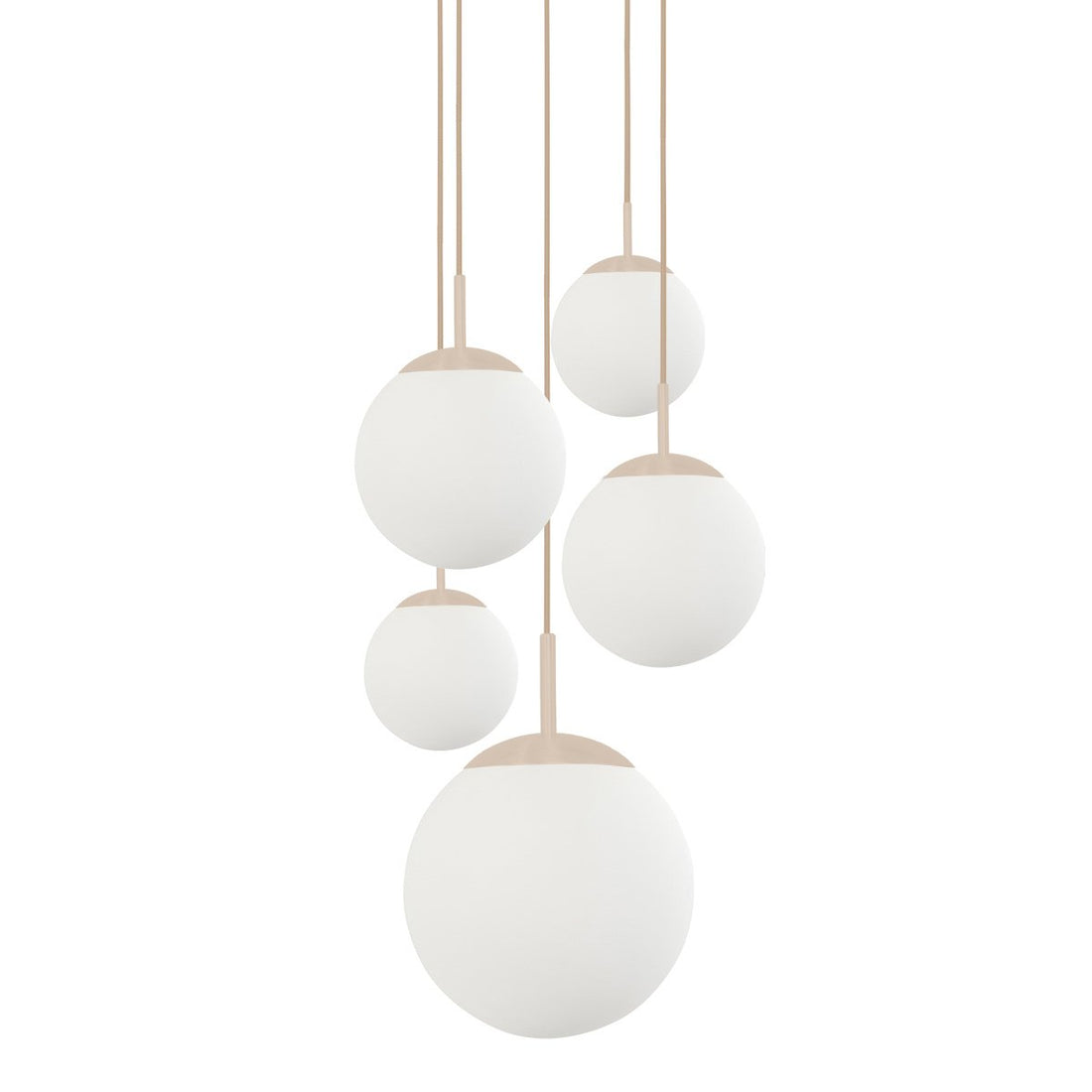 Pendelleuchte Bollique cremefarben