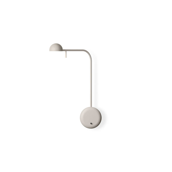 Applique murale LED Pin 1680 en aluminium, crème, hauteur 39 cm