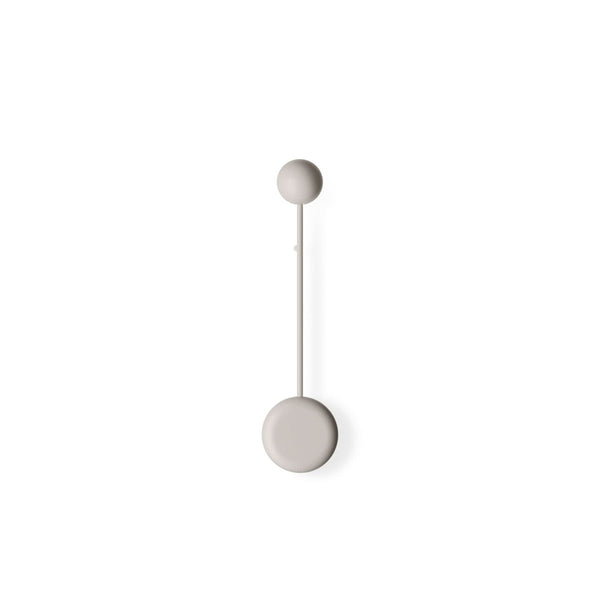Applique murale LED Pin 1690 en aluminium, crème, hauteur 40 cm