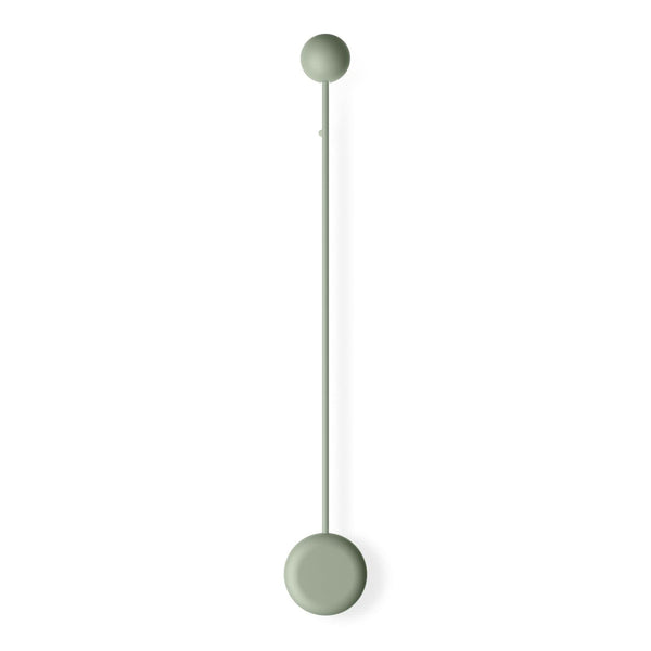 Applique murale LED Pin 1692 en aluminium, vert, hauteur 70 cm