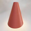 Applique murale I.Cono 0720, rouge foncé, hauteur 28 cm