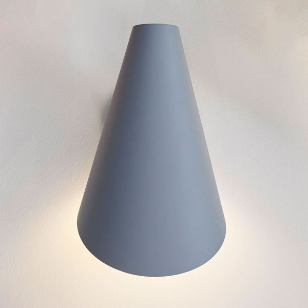 Applique murale I.Cono 0720, bleu, hauteur 28 cm