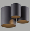 Plafonnier Pure Point noir, L 18 cm