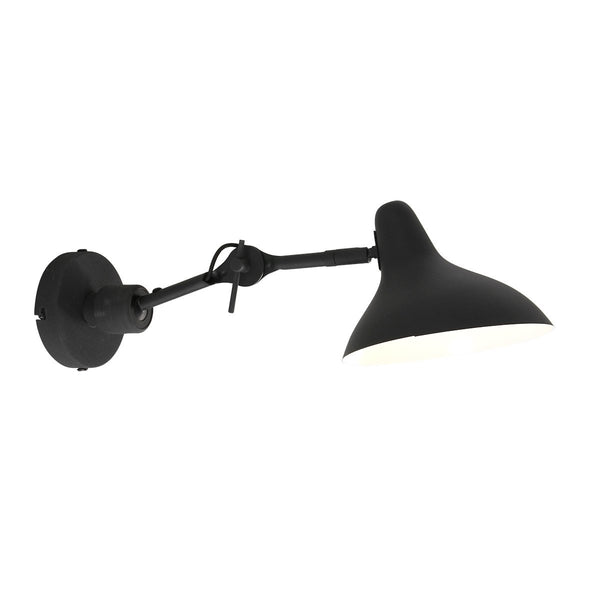 Wandleuchte Kasket schwarz